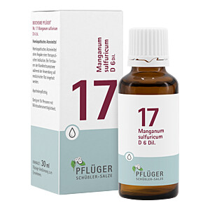 BIOCHEMIE Pflüger 17 Manganum sulfuricum D 6 Tro.