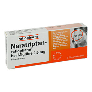 NARATRIPTAN-ratiopharm bei Migräne Filmtabletten