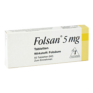 FOLSAN 5 mg Tabletten