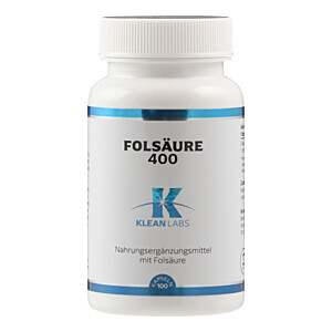 FOLSÄURE 400 -m63g KLEAN LABS Kapseln