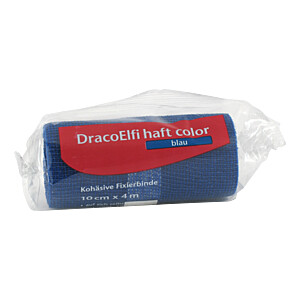 DRACÖLFI haft color elastisch Fixierb.10 cmx4 m blau