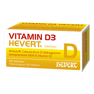 VITAMIN D3 HEVERT Tabletten