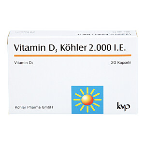 VITAMIN D3 KÖHLER 2.000 I.E. Kapseln