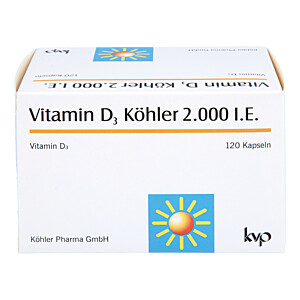 VITAMIN D3 KÖHLER 2.000 I.E. Kapseln