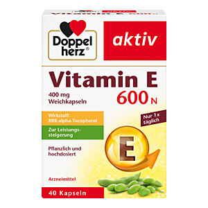 DOPPELHERZ Vitamin E 600 N Weichkapseln