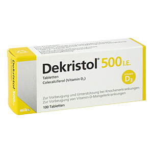 DEKRISTOL 500 I.E. Tabletten