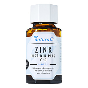NATURAFIT Zink Histidin plus C+D Kapseln