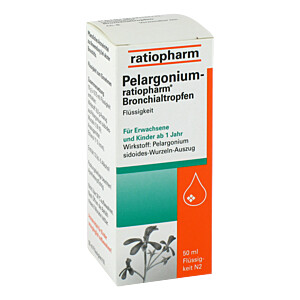 PELARGONIUM-RATIOPHARM Bronchialtropfen