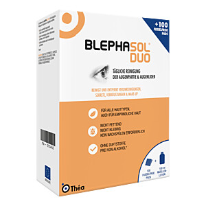 BLEPHASOL Duo 100 ml Lotion+100 Reinigungspads