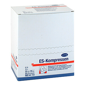 ES-KOMPRESSEN steril 7,5x7,5 cm 8fach