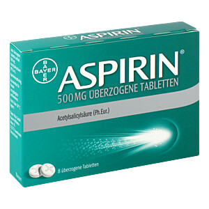 ASPIRIN 500 mg überzogene Tabletten