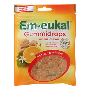 EM-EUKAL Gummidrops Ingwer-Orange zuckerhaltig