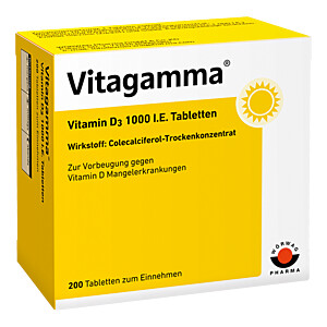 VITAGAMMA Vitamin D3 1.000 I.E. Tabletten
