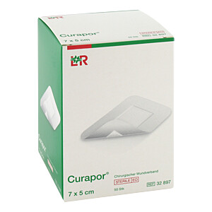 CURAPOR Wundverband steril chirurgisch 5x7 cm