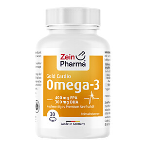 OMEGA-3 GOLD Herz DHA 300mg-EPA 400mg Softgel-Kap.