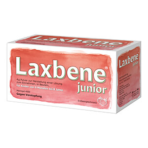LAXBENE junior 4 g Plv.z.H.e.Lsg.z.Einn.Kdr.6M-8J