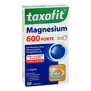 TAXOFIT Magnesium 600 FORTE Depot Tabletten