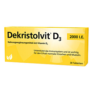 DEKRISTOLVIT D3 2.000 I.E. Tabletten