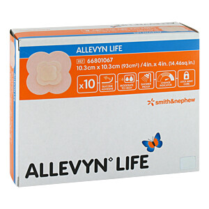 ALLEVYN Life 10,3x10,3 cm Silikonschaumverband