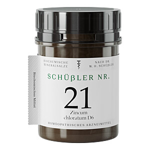 SCHÜSSLER NR.21 Zincum chloratum D 6 Tabletten