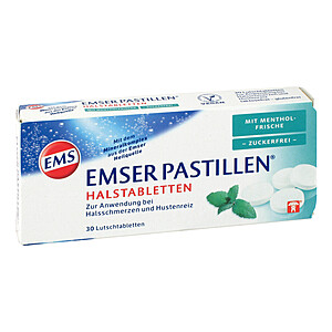 EMSER Pastillen mit Mentholfrische zuckerfrei