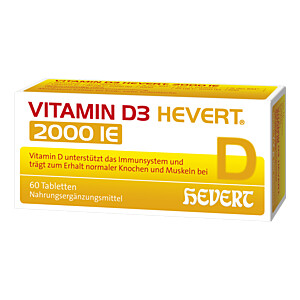 VITAMIN D3 HEVERT 2.000 I.E. Tabletten