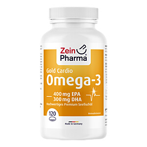 OMEGA-3 GOLD Herz DHA 300mg-EPA 400mg Softgel-Kap.