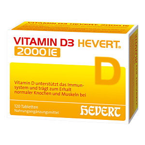 VITAMIN D3 HEVERT 2.000 I.E. Tabletten