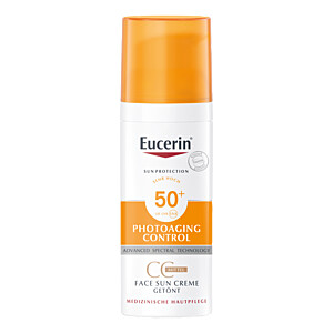 EUCERIN Sun CC Creme getönt mittel LSF 50+