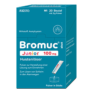 BROMUC akut Junior 100 mg Hustenlöser P.H.e.L.z.E