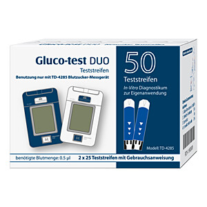 GLUCO TEST DUO Teststreifen