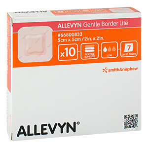 ALLEVYN Gentle Border Lite 5x5 cm Schaumverb.