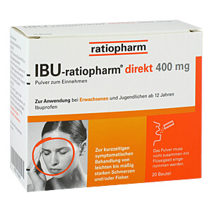 IBU-RATIOPHARM direkt 400 mg Pulver zum Einnehmen