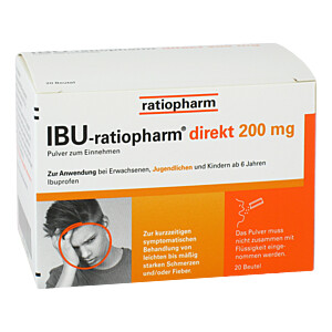 IBU-RATIOPHARM direkt 200 mg Pulver zum Einnehmen