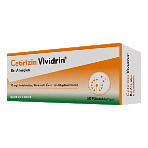 CETIRIZIN Vividrin 10 mg Filmtabletten