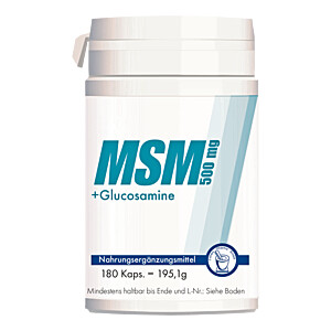 MSM 500 mg+Glucosamine Kapseln