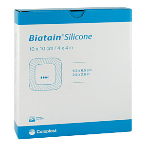 BIATAIN Silicone Schaumverband 10x10 cm