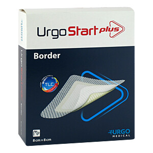 URGOSTART Plus Border 8x8 cm Wundverband