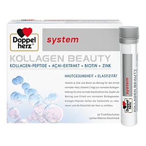 DOPPELHERZ Kollagen Beauty system Trinkfläschchen