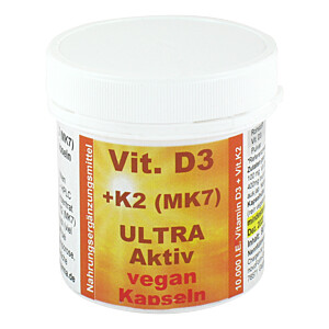 VIT.D3+K2 Ultra Aktiv 10.000 I.E. Kapseln