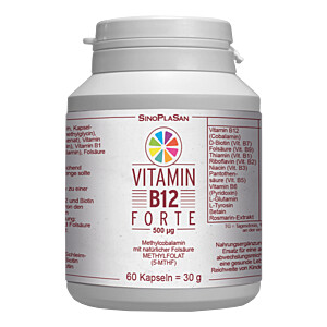 VITAMIN B12 FORTE 500 -m63g Methylcobalamin Kapsel