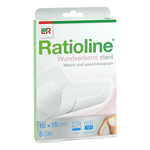 RATIOLINE Wundverband 15x10 cm steril