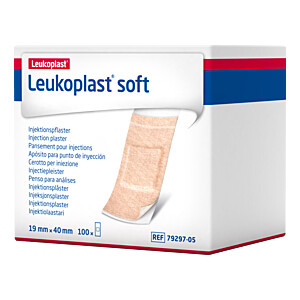 LEUKOPLAST soft Injektionspflaster Strips 19x40 mm