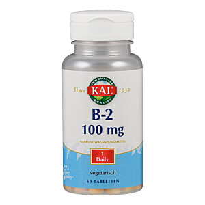 VITAMIN B2 RIBOFLAVIN 100 mg Tabletten