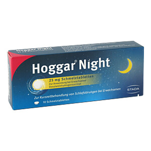 HOGGAR Night 25 mg Schmelztabletten