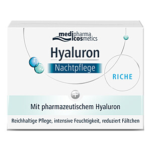 HYALURON NACHTPFLEGE riche Creme im Tiegel