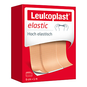 LEUKOPLAST Elastic Pflaster 6 cmx1 m