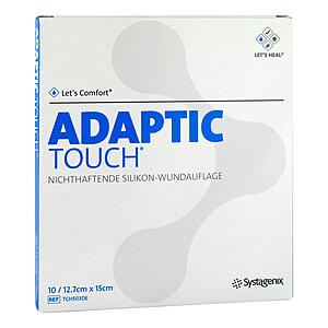 ADAPTIC Touch 12,7x15 cm non-adhe.Sil.Wundauflage