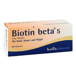 BIOTIN BETA 5 Tabletten