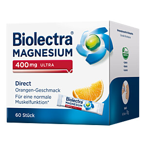 BIOLECTRA Magnesium 400 mg ultra Direct Orange